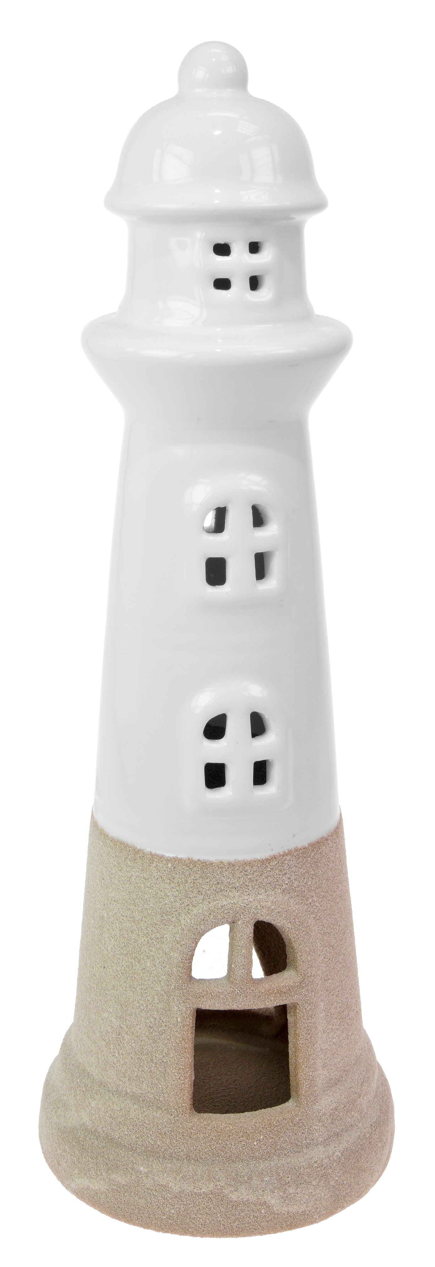 Ceramic Lighthouse Tealight Holder