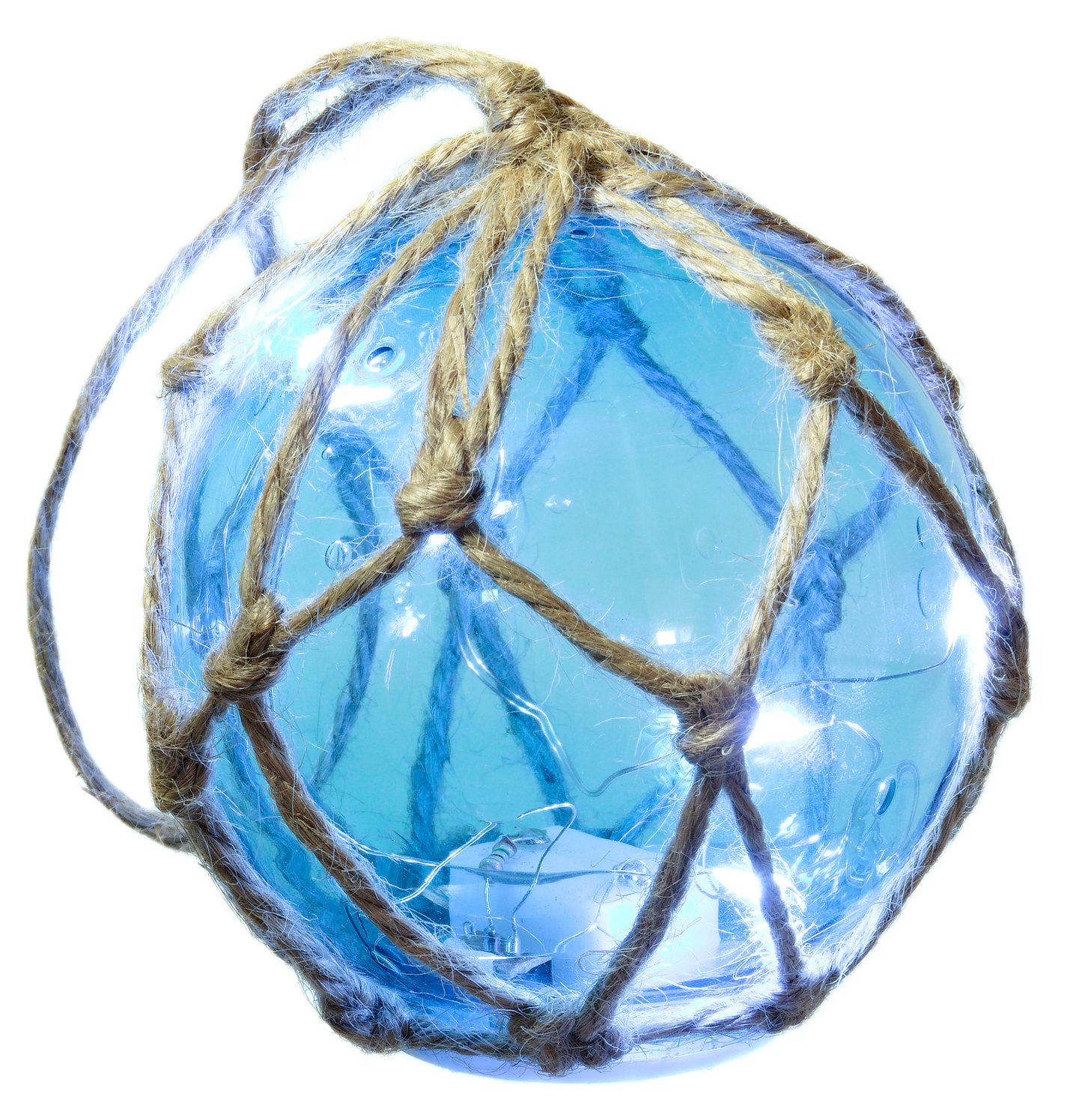 Glass Buoy LED Ornament