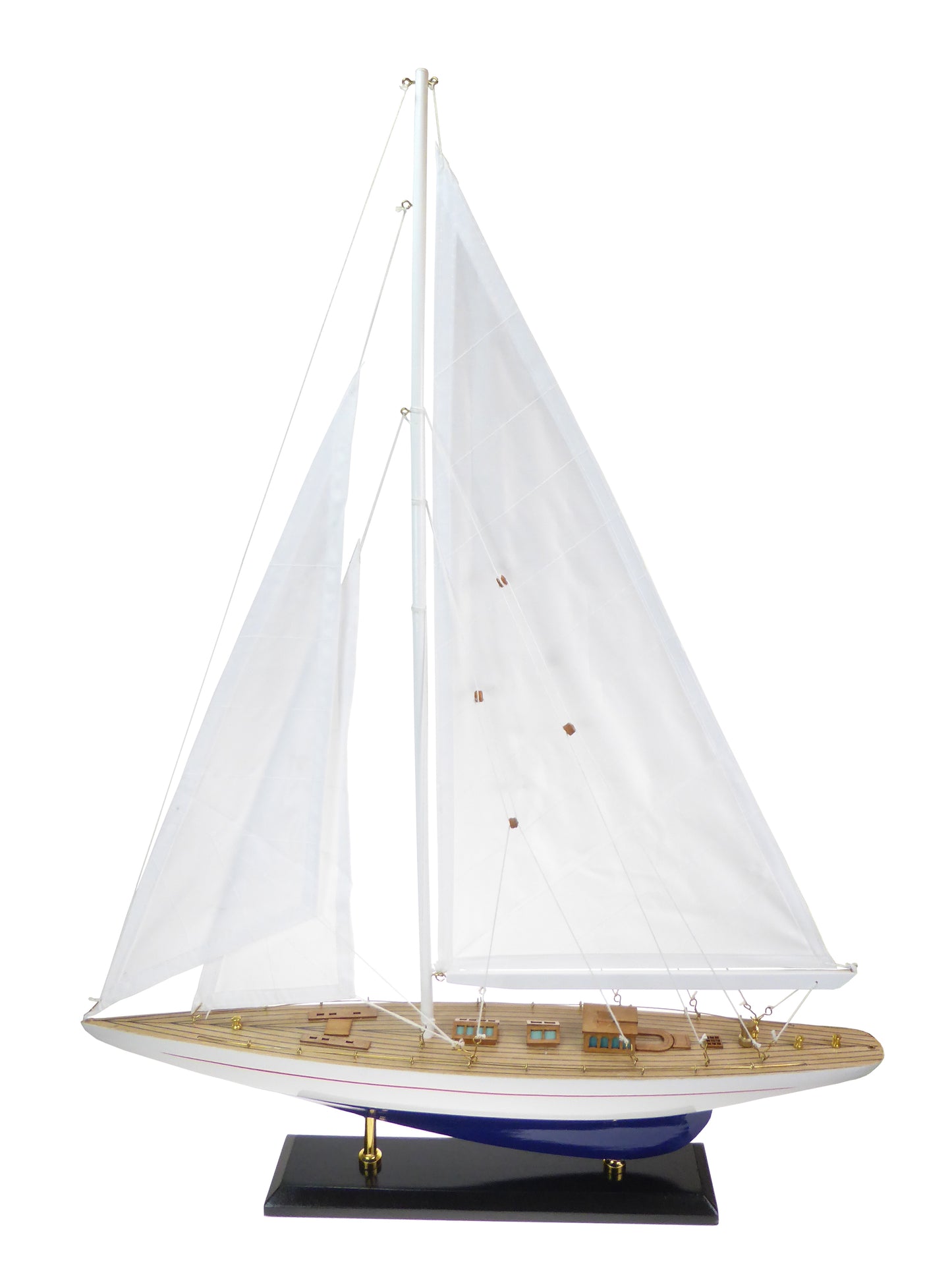 Yacht with Fabric Sails