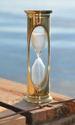 Brass egg timer