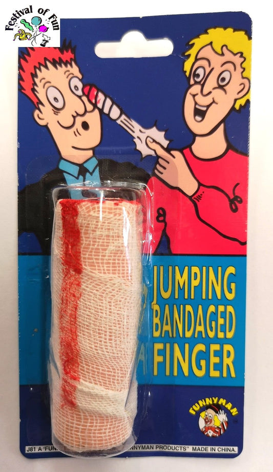 Jumping Bandaged Finger